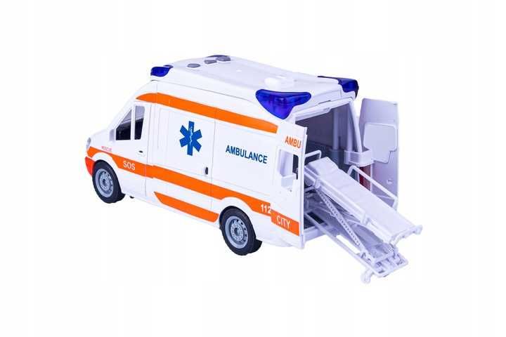 auto karetka pogotowia ambulans napęd gra świeci  nosze