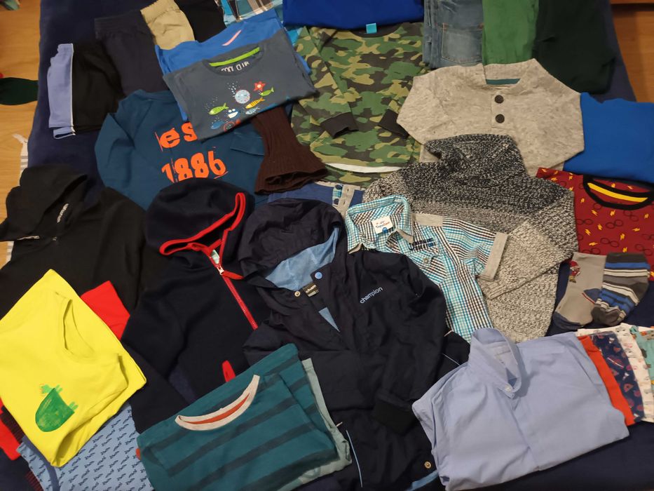 paka zestaw ciuszków ubranka dla chłopca 3-4 lat rozmiar 98-110 cm