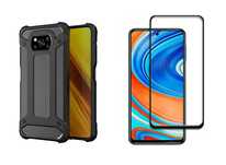 Etui Xarmor + szkło pełne do Xiaomi Poco X3 Nfc
