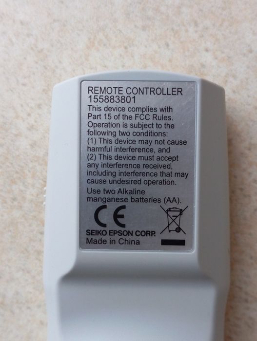 Пульт для проектора Epson 155883801