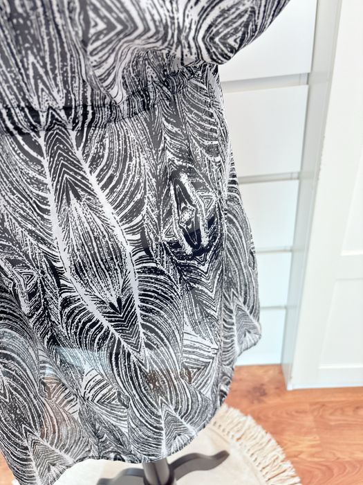 Tunika, narzutka, pareo na strój kąpielowy, sukienka, z koralikami.