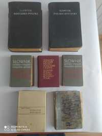 Sprzedam słowniki Polsko - Rosyjskie  - 7 szt. ( 2 z 1950 r.-antyki)