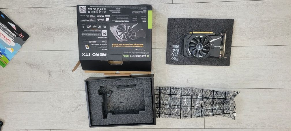 Karta graficzna MSI Geforce GTX 1050 Ti Areo 4GB OCV1