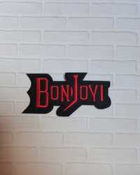 Naszywka, naprasowanka: Bon Jovi logo (rock, glam, metal)