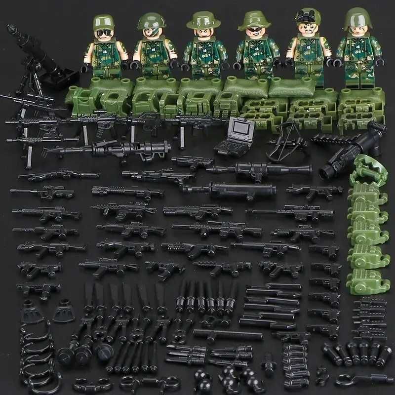 Фигурки человечки военные спецназ оружие солдаты лего-совместимые