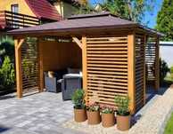 Altana ogrodowa WERONA 3X4, altanka drewniana,wiata,pergola,zadaszenie