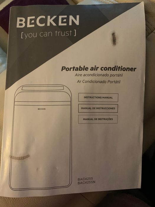 Ar Condicionado Portátil BECKEN BAC4255