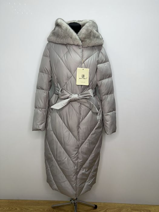 Жіночий подовжений пуховик Baiytbuy, повномірний, усі розміри