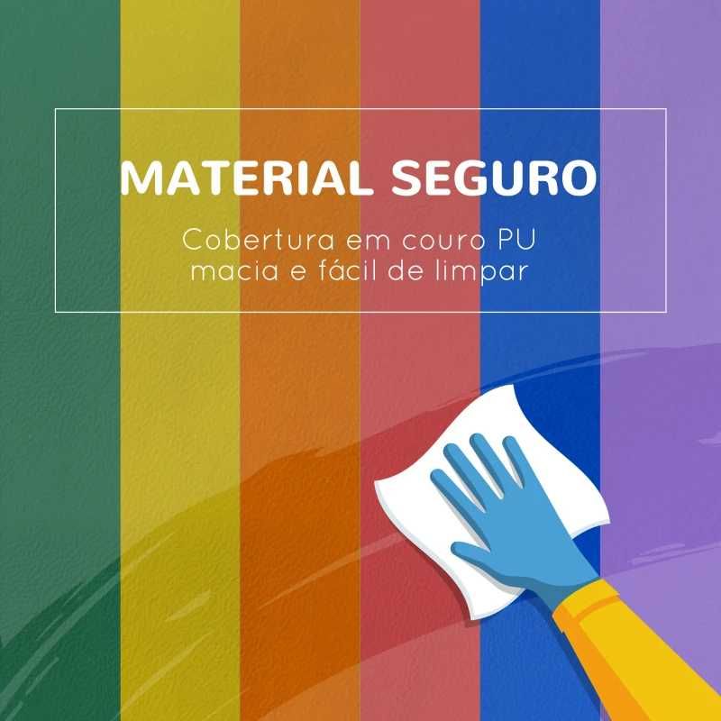 Conjunto de 11 Blocos de Espuma para Crianças 1-3 Anos - Multicor
