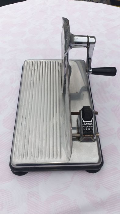 Máquina cortar manual, antiga,