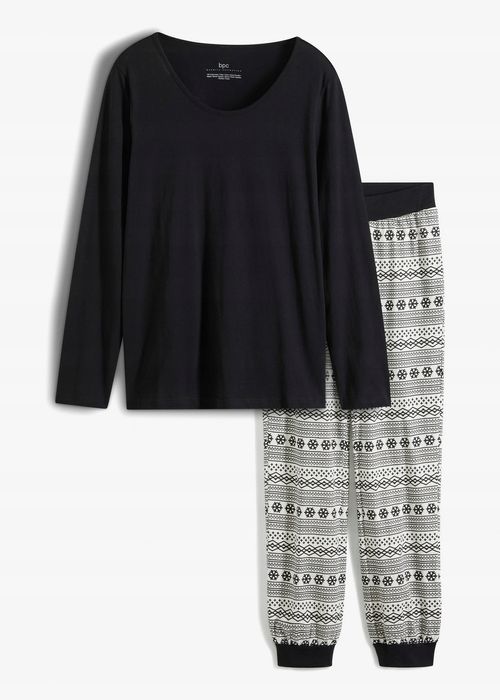 B.P.C piżama damska bluzka i spodnie bawełniane r.40/42