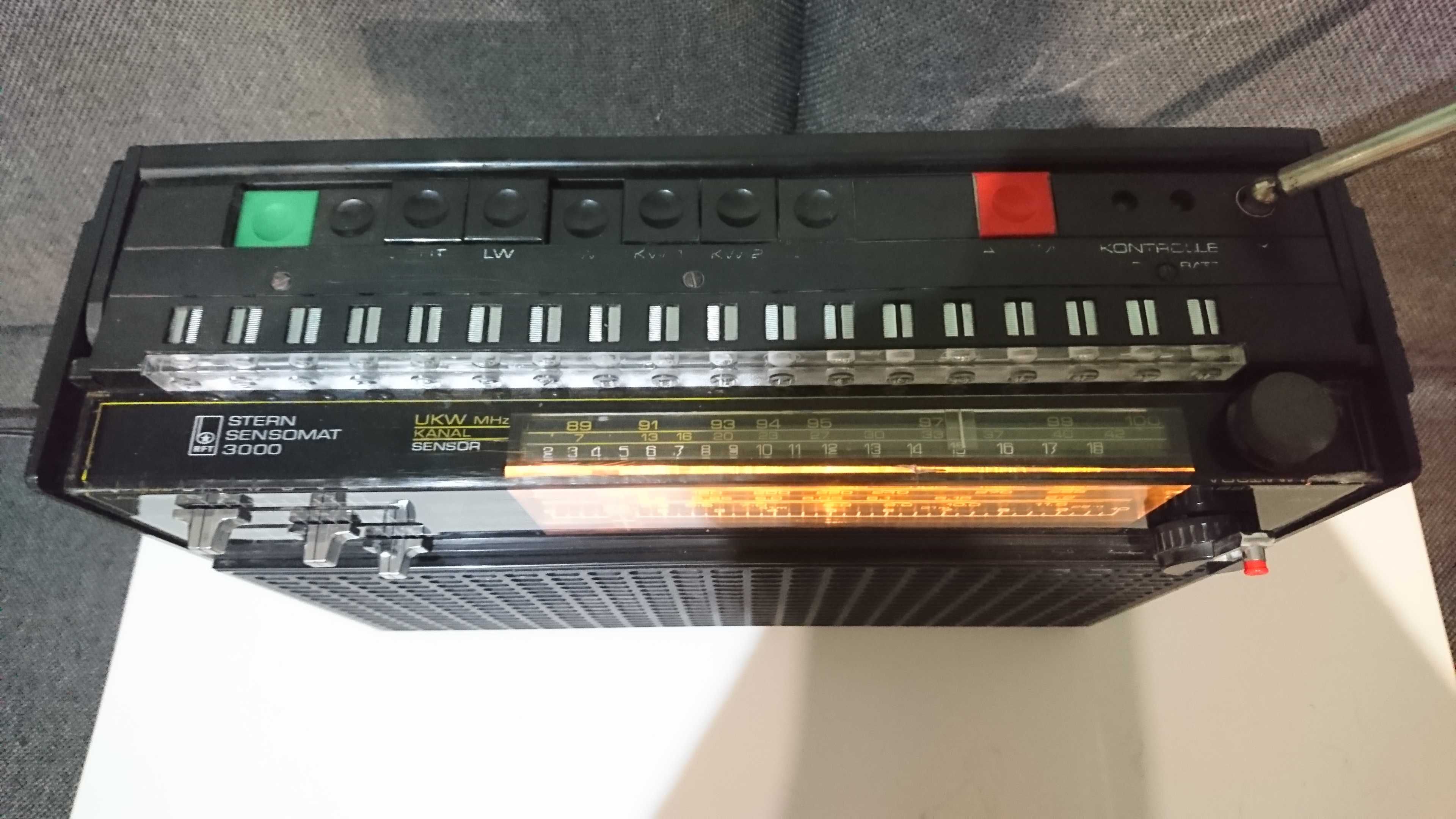 Radio FM MW LW KW wielozakresowe RFT Stern Sensomat 3000 w bdb stanie