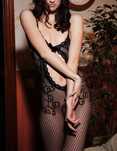B020 bielizna erotyczna komplet bodystocking body sexy strój XS/2XL