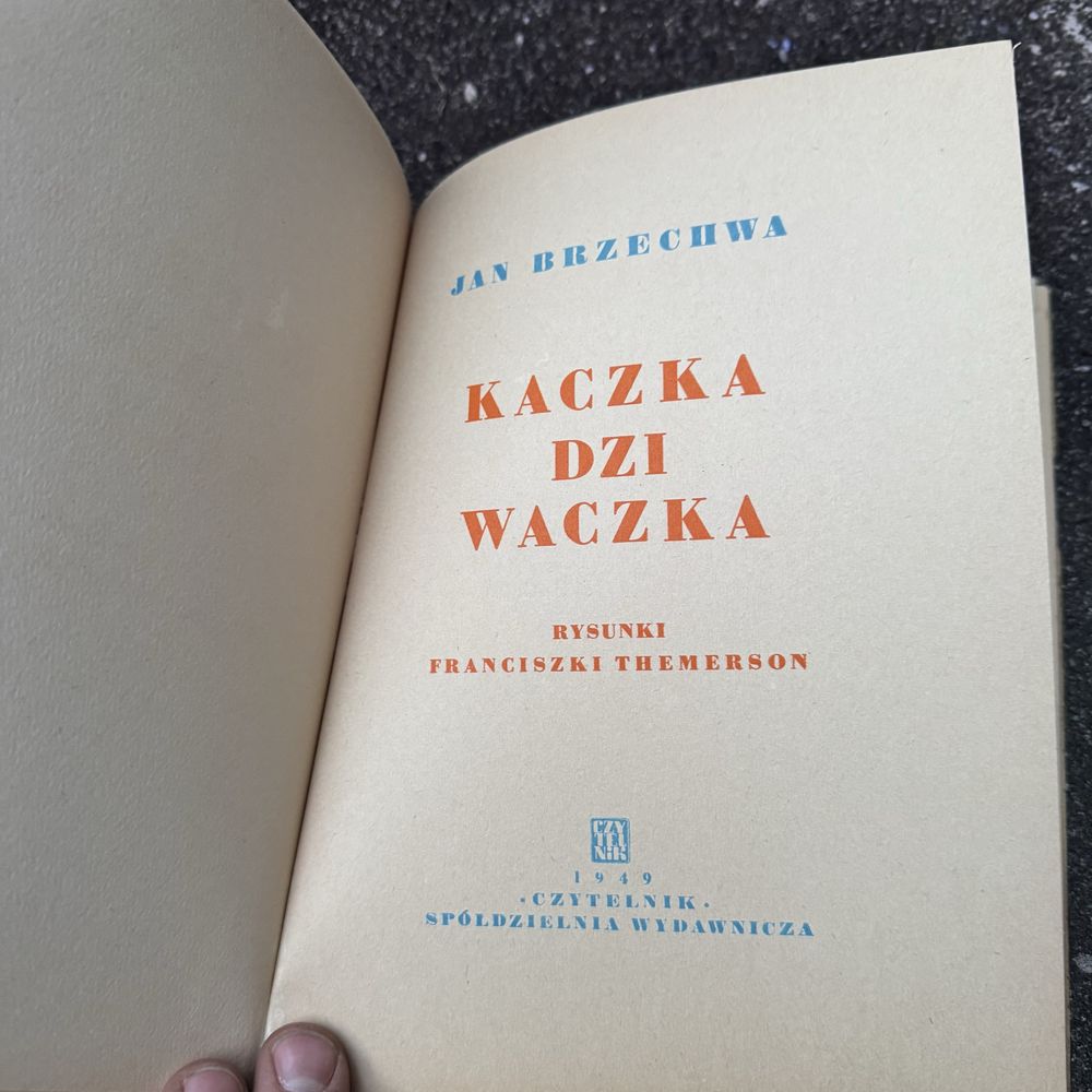 Kaczka dziwaczka brzechwa 1949 stara bajka dla dzieci
