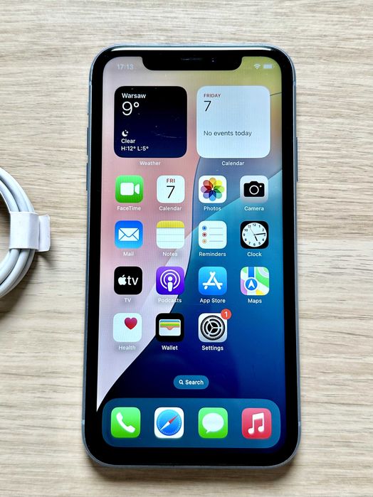 iPhone XR 128GB Niebieski – Sprawny, 30 dni gwarancji