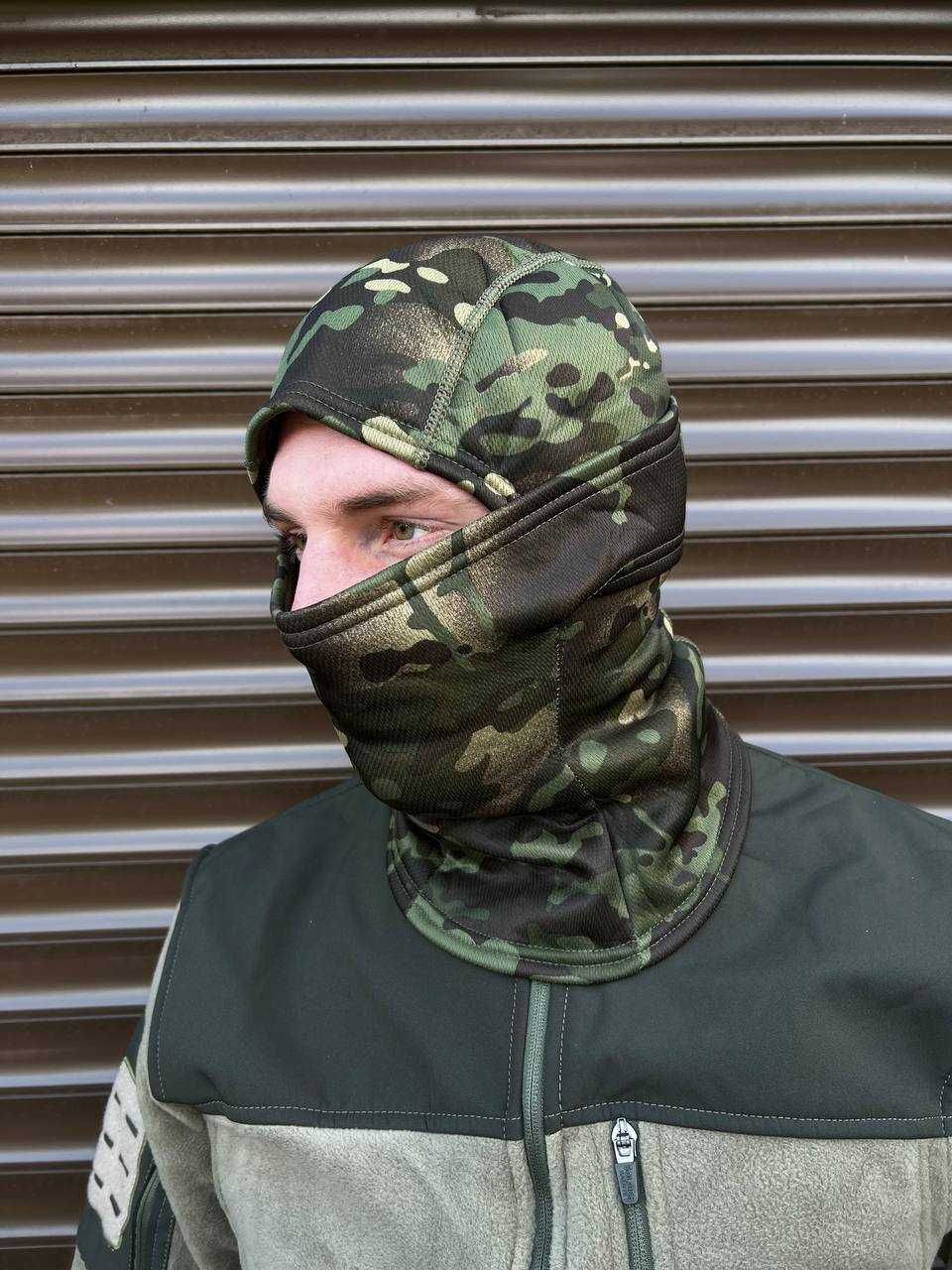 Зимова флісова балаклава Tactical multicam