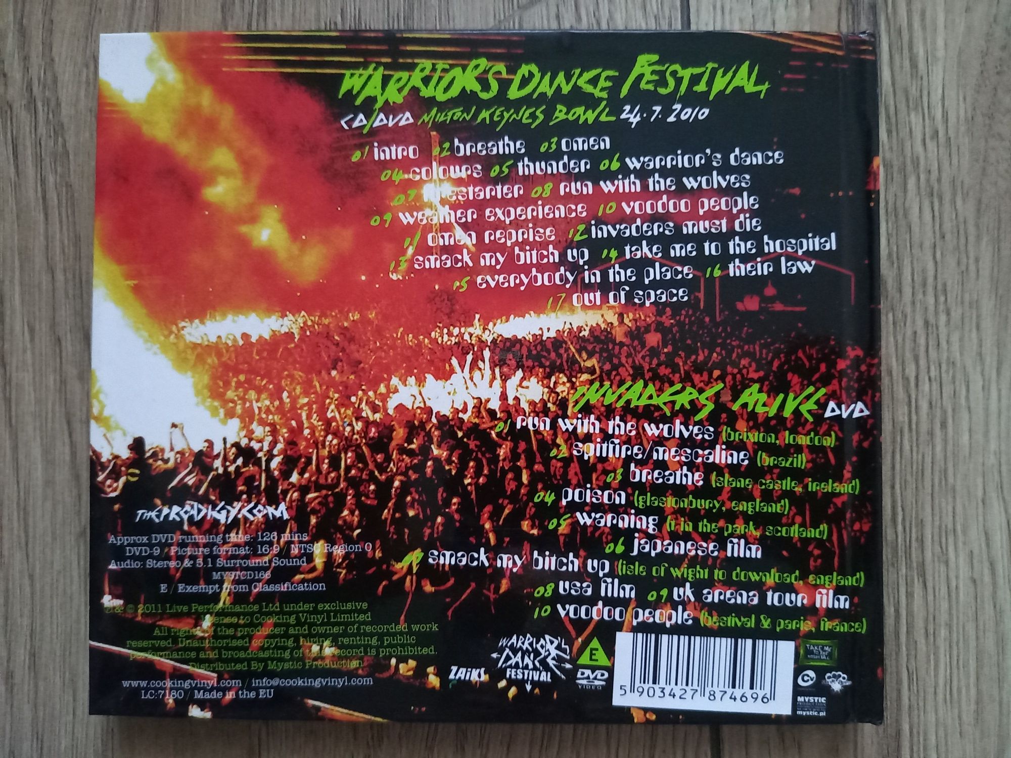 The Prodigy world's on fire CD + DVD