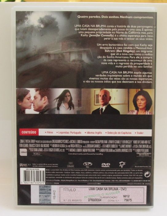 DVD Uma Casa na Bruma (selo Igac / como novo)
