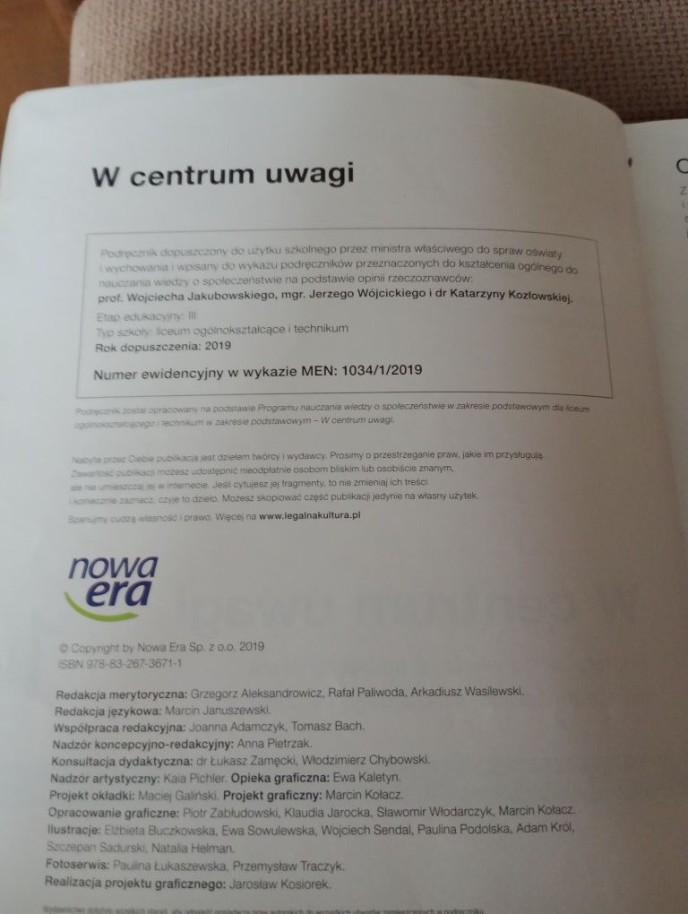 WOS- W centrum uwagi 1 podręcznik