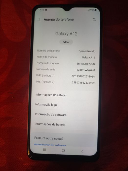Samsung Galaxy A12 como novo