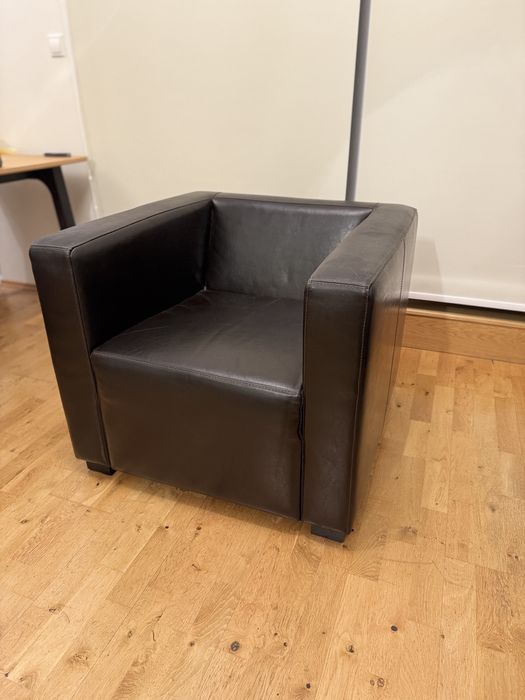 Fotel skórzany cubic