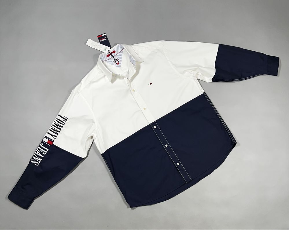 Чоловіча сорочка з бавовни Tommy Jeans Archive graphic shirt