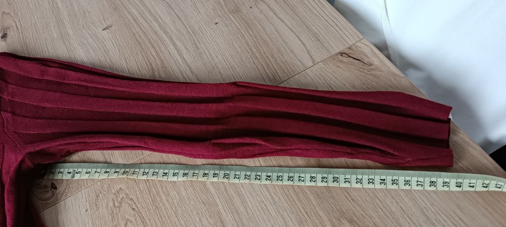 Bordowa bluzka damska S - XS