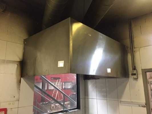 Hott em inox usada com extrator