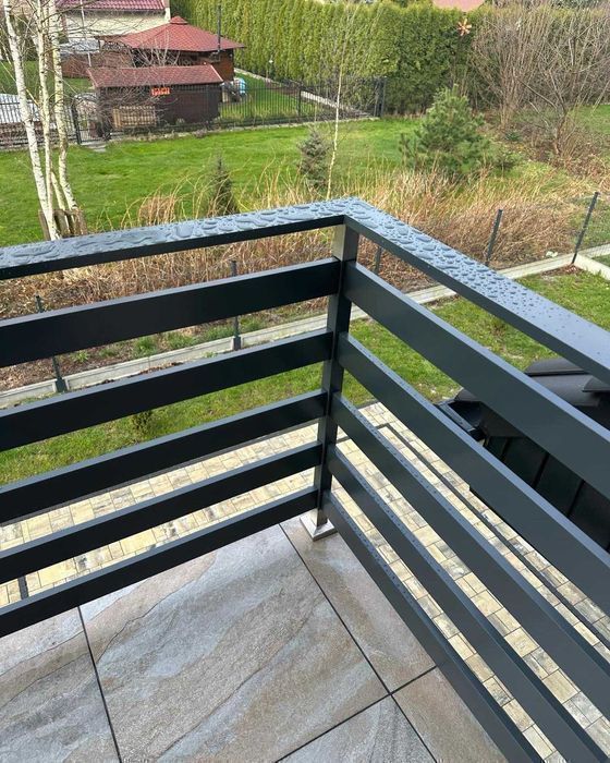 Balustrada balkonowa balustrady aluminiowe Barierki stali nierdzewnej