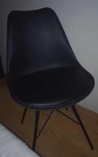 Krzesło Klarup czarny