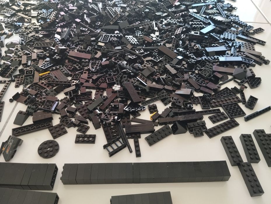 LEGO peças original cor preto