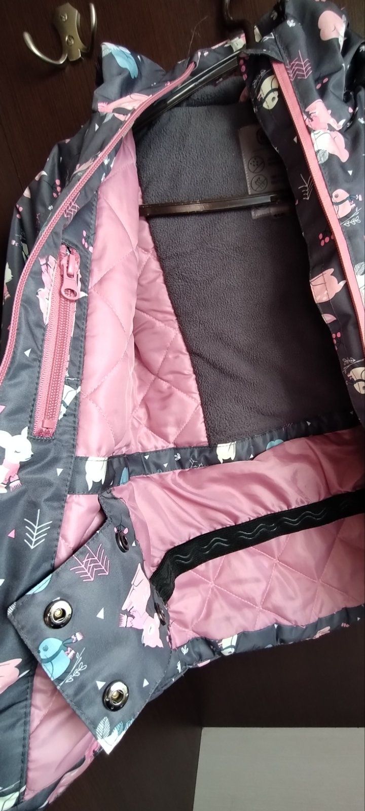 Термо куртка для дівчинки 116 см