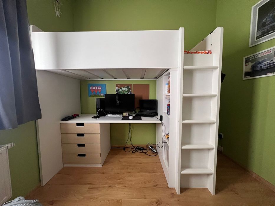 Lòżko Piętrowe/biurko/szafa - pokoj dziecka / zestaw