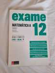 livro de estudo EXAME Matemática A 12 Leya