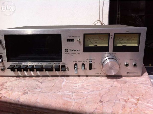 Technics stereo cassette deck 615 "vintage series"