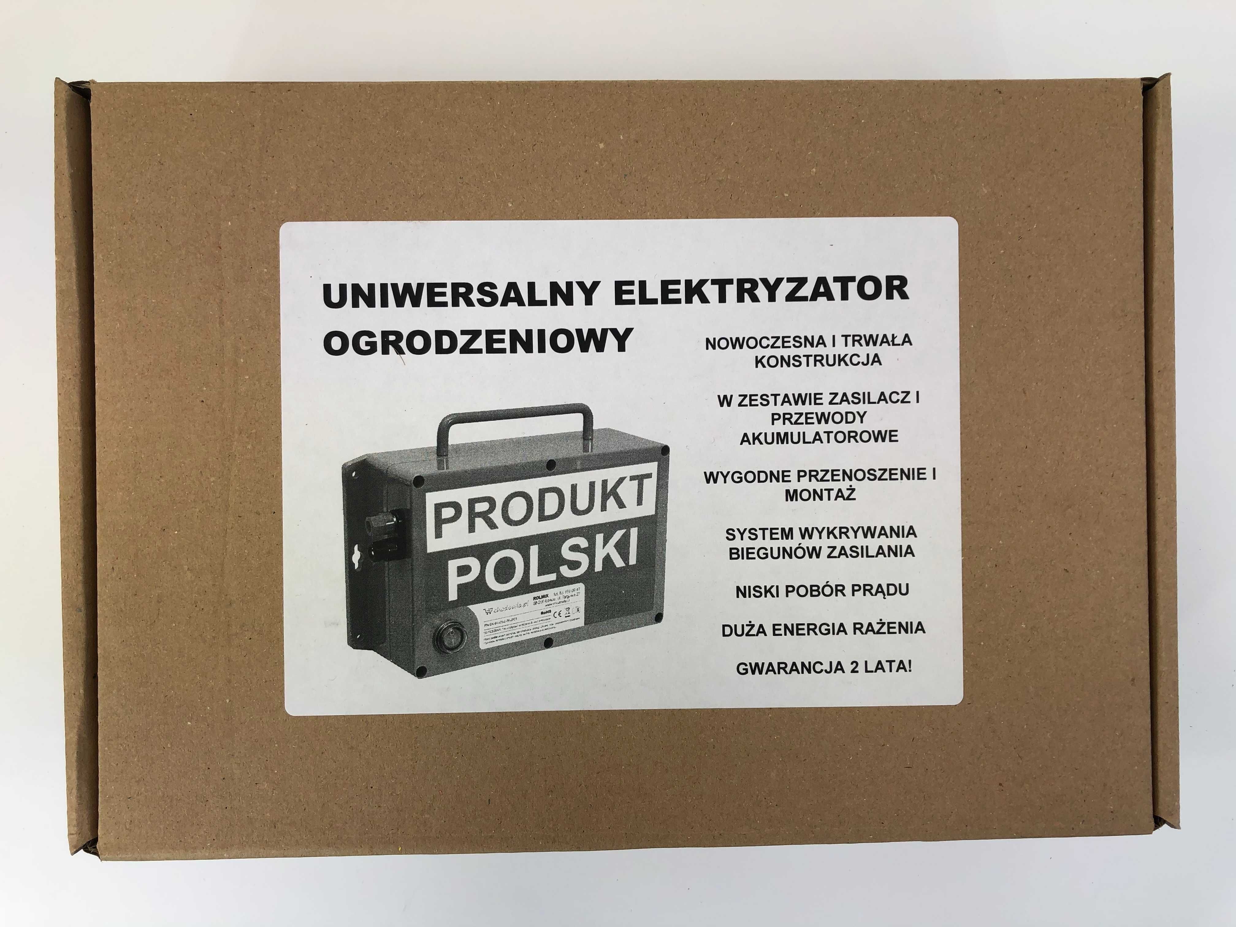 Elektryzator pastuch elektryczny DZIKARZ 10J mocny, na lata