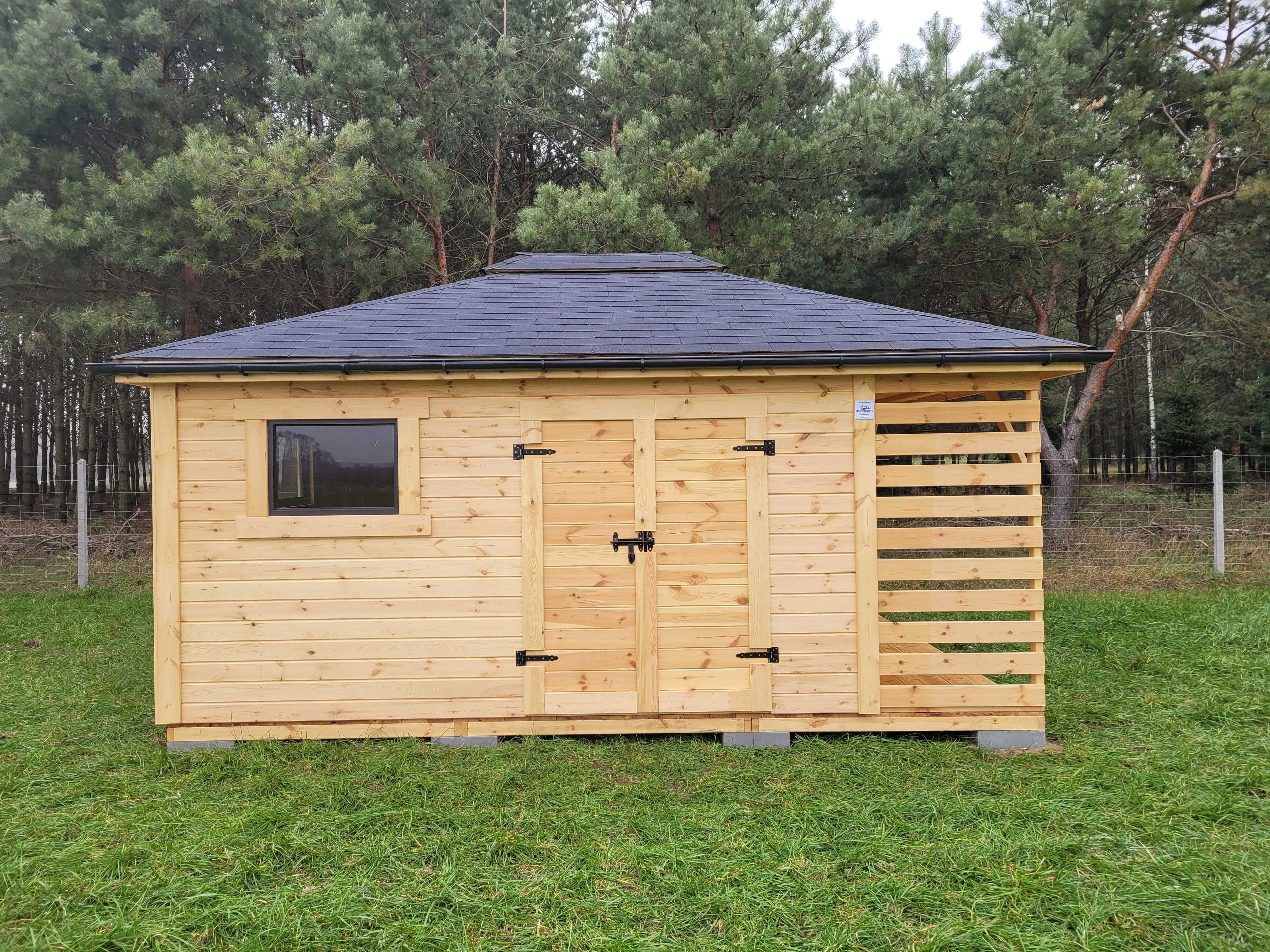 Domek Narzędziowy BARTEK 3x4m Drewutnia Producent DREWNOTRIK.PL