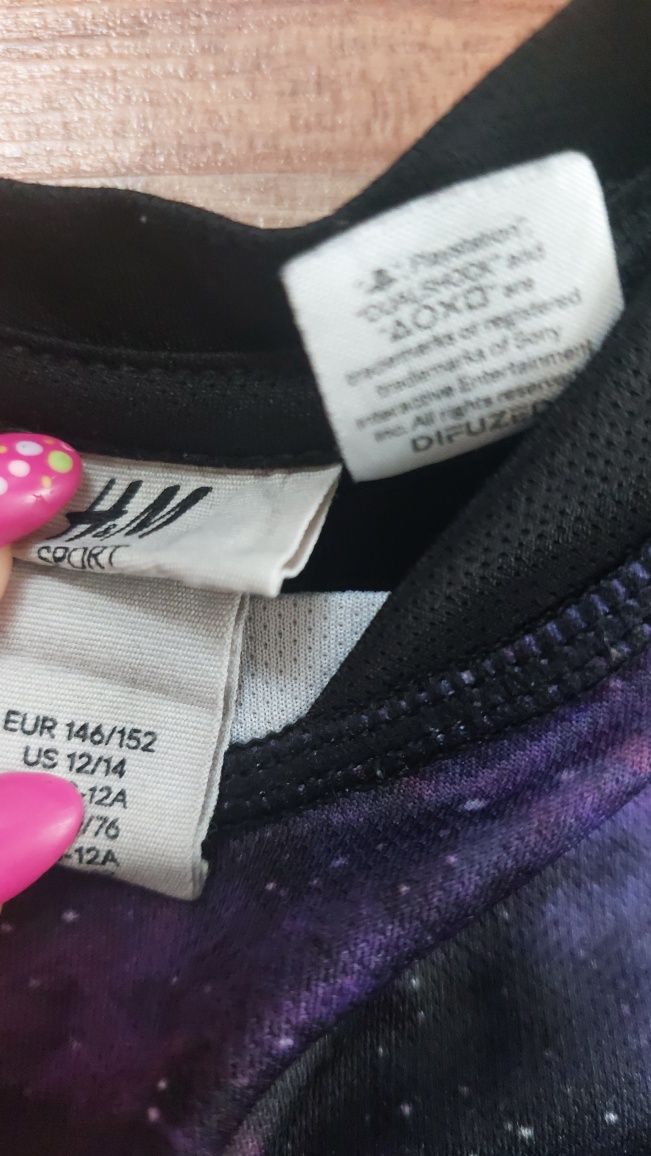 Koszulka H&M PlayStation 146 152 sportowa tshirt chłopięcy gamingowa