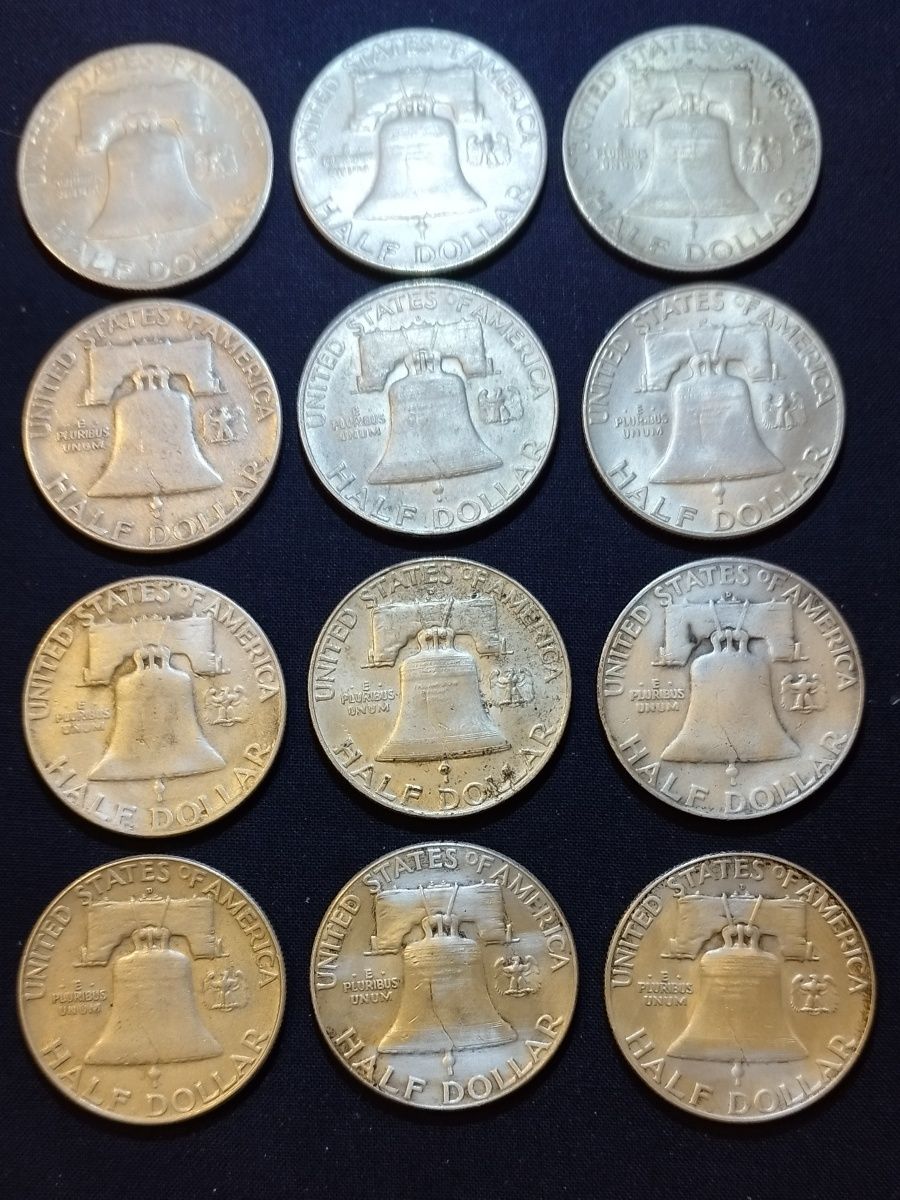 Monety HALF DOLLAR z dzwonem wolności