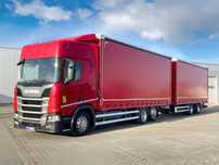Scania R410 / ZESTAW TANDEM 120 M3 / 7,75 M + 7,75 M / SALON PL  25.410