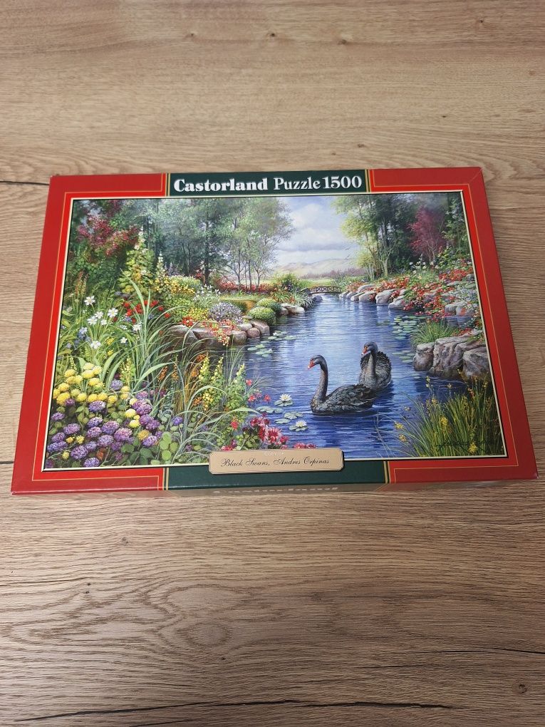 Puzzle 1500 Castorland Czarny Łabądź