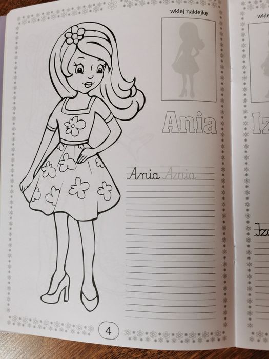 Kolorowanki Księżniczki i Modnisia