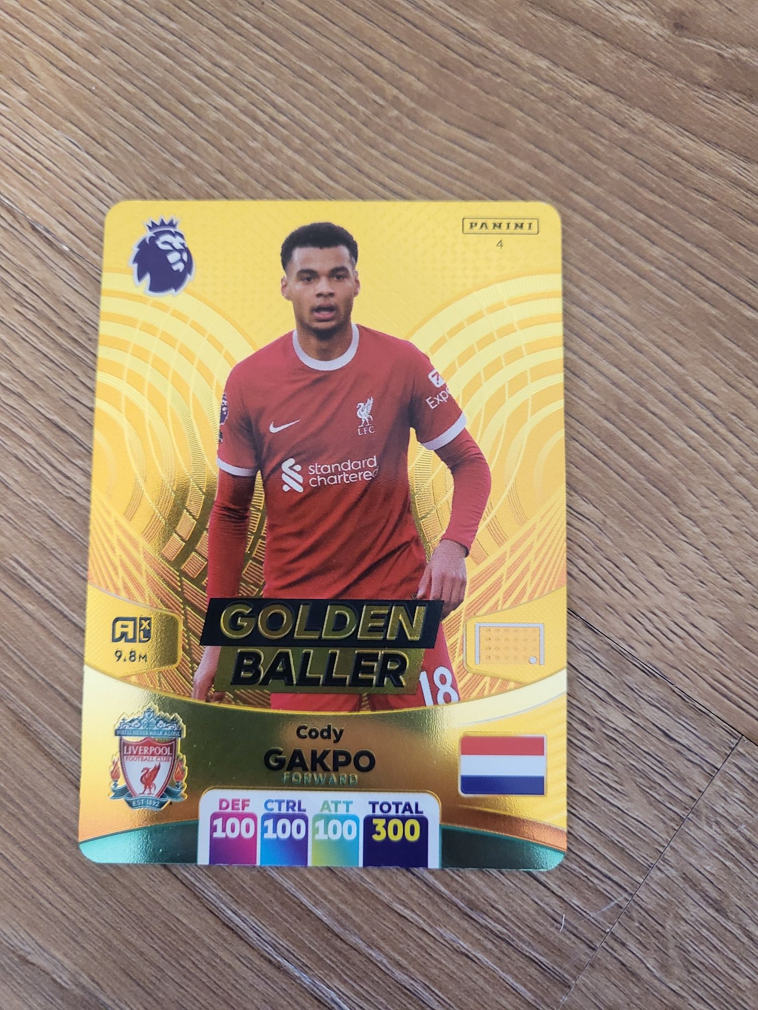 Karta Panini Golden Baller Gakpo