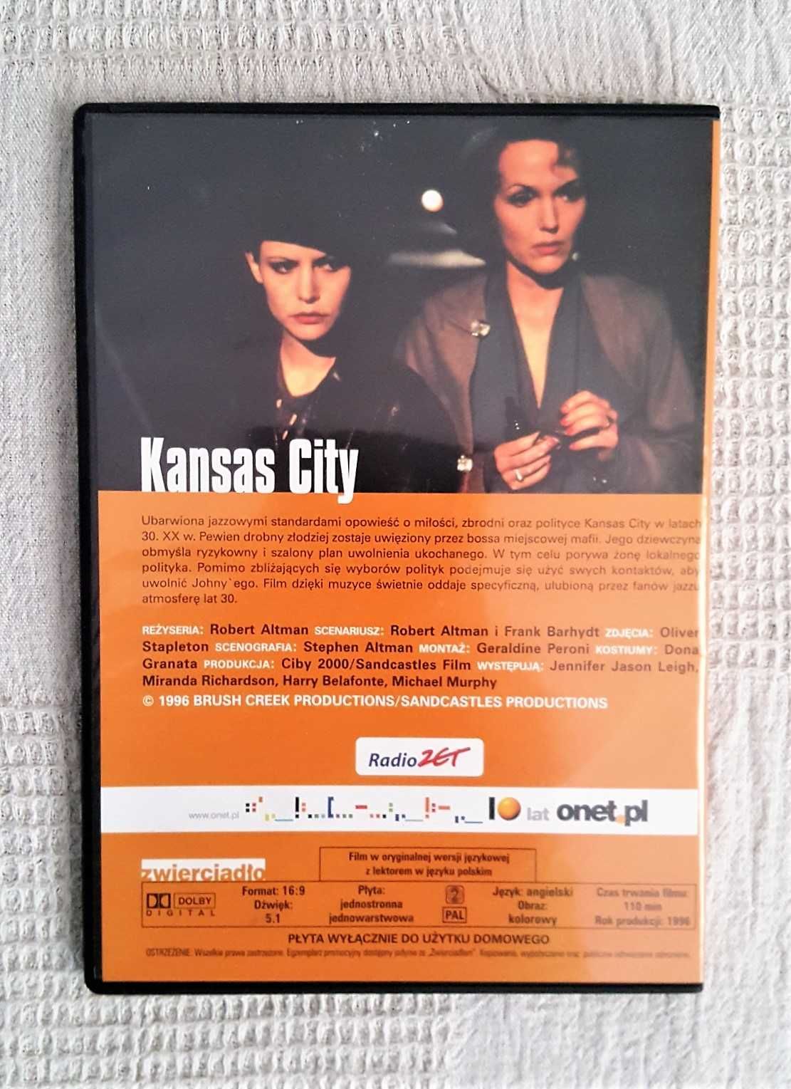 Film DVD „Kansas City”, reż. Robert Altman