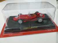 Miniatura Ferrari F246 F1, 1958, com fascículo referente ao modelo