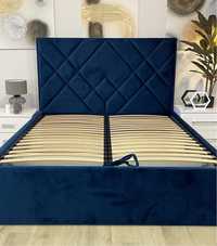 Ліжко двоспальне з підйомним механізмом та нішою для білизни Кровать