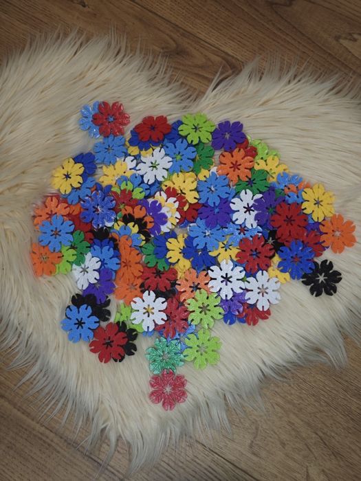 Klocki konstrukcyjne kolorowe, kreatywne, rozwijające wyobraźnię