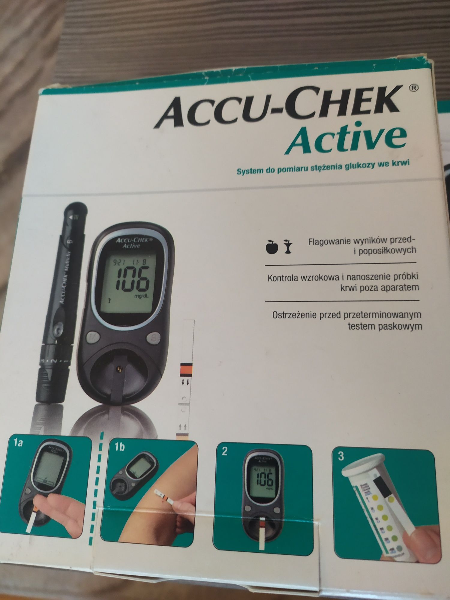 Glukometry accu chek active