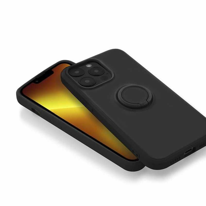 Etui RING pierścień do Samsung Galaxy A03S Czarne