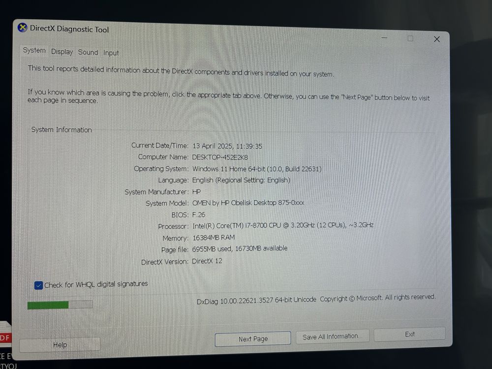 OMEN by HP Obelisk Desktop 875-0x0x